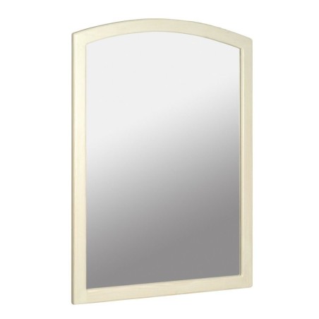 RETRO Miroir en cadre en bois 650x910mm, vieux blanc