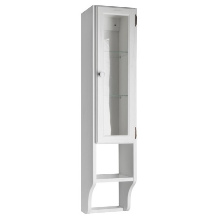 RETRO À côté de l'unité de stockage Miroir 25x115x20cm, vieux blanc