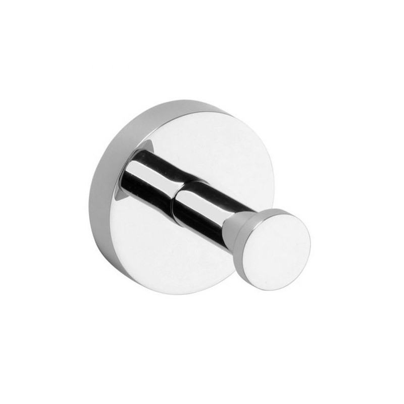 X-ROUND Crochet droit, chrome