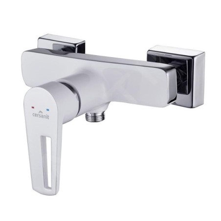 Cersanit Mille - Mitigeur de douche, blanc/chrome S951-033