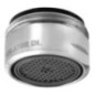 Aérateur de robinet M24x1, chrome
