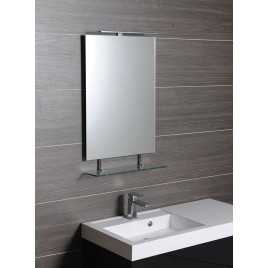 Miroir WEGA avec étagère 400x800mm