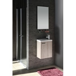 Miroir WEGA avec étagère 400x800mm