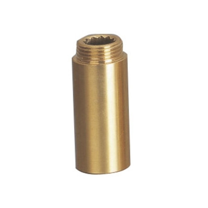 Pipe mâle rallonge 1/2"100mm, laiton