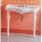 RETRO Lave-vaisselle en céramique 100x54cm, 3 trous, blanc