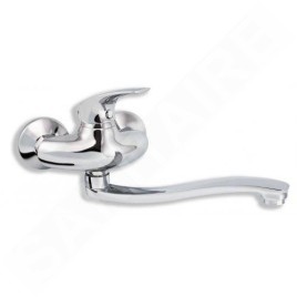 Novaservis Metalia 57 - Mélangeur lavabo mural 100 mm, chromé 57074,0