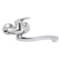 Novaservis Metalia 57 - Mélangeur lavabo mural 100 mm, chromé 57074,0 Novaservis Metalia 57 - Mélangeur lavabo mural 100 mm, chromé 57074,0