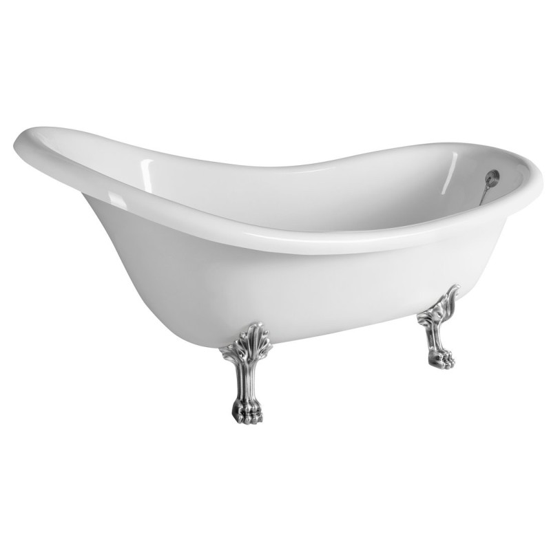 BRIXTON Bain libre 174x83x81cm, blanc
