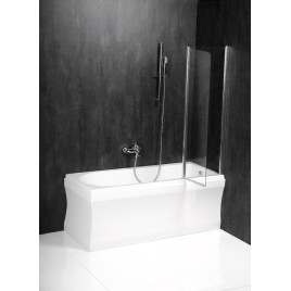 PALOMA Écran de bain 900mm, verre clair