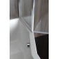 PALOMA Écran de bain 900mm, verre clair