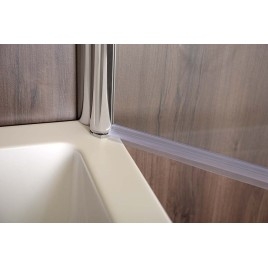 SPERA 75 Écran de bain 750mm, verre clair