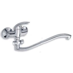 Novaservis Metalia 55 - Mélangeur bain mural sans accessoires 100 mm, chromé 55033/1,0