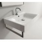 CENTO Ceramic Washbasin 50x45cm, blanc