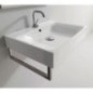 CENTO Ceramic Washbasin 60x45cm, blanc