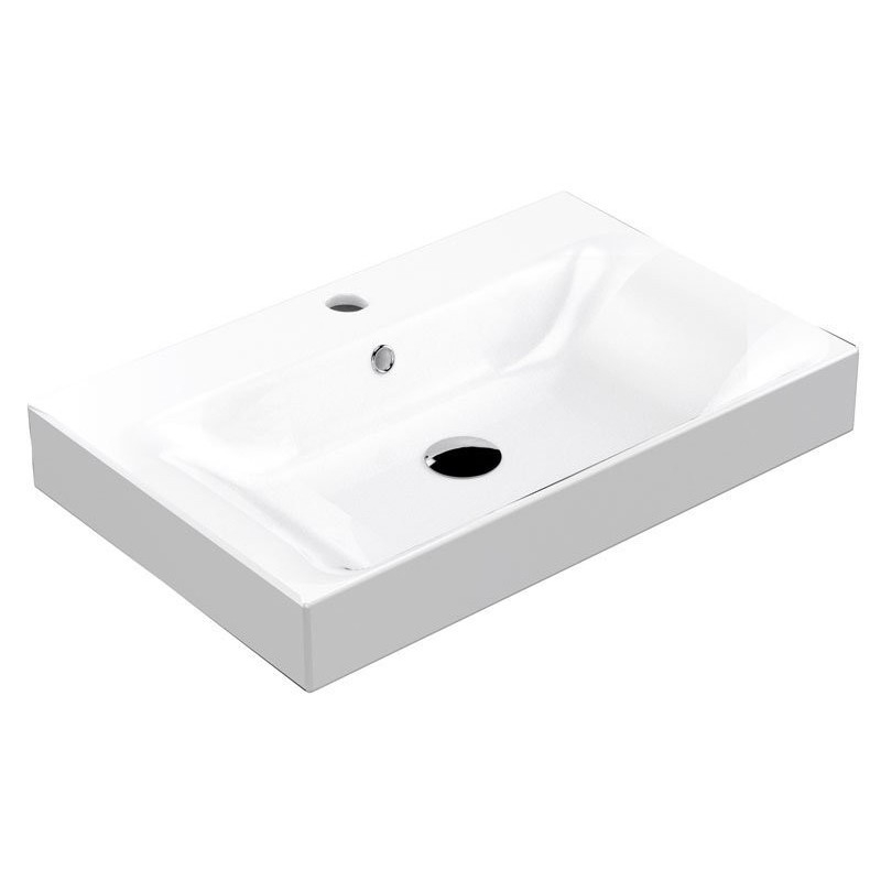 CENTO Ceramic Washbasin 70x45cm, blanc