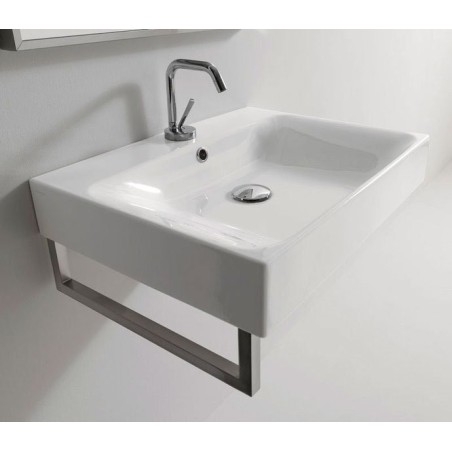 CENTO Ceramic Washbasin 70x45cm, blanc