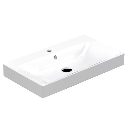 CENTO Ceramic Washbasin 80x45cm, blanc