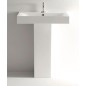 CENTO Ceramic Washbasin 80x45cm, blanc