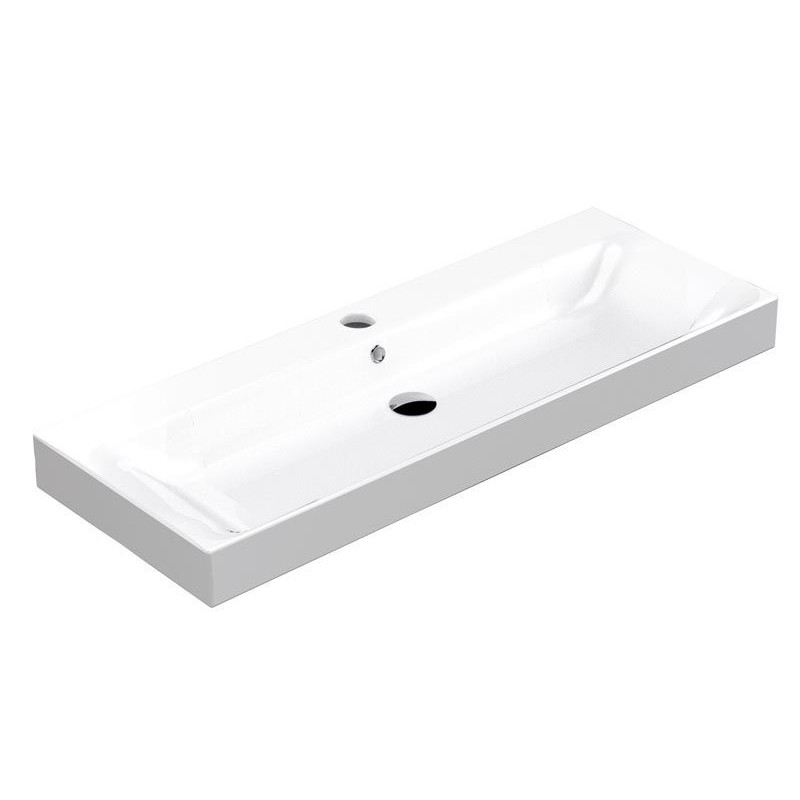 CENTO Lave-vaisselle en céramique 120x45cm, blanc