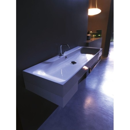 CENTO Lave-vaisselle en céramique 120x45cm, blanc