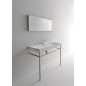 CENTO Lave-vaisselle en céramique 120x45cm, blanc