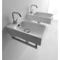 CENTO Ceramic Washbasin 45x25cm, blanc