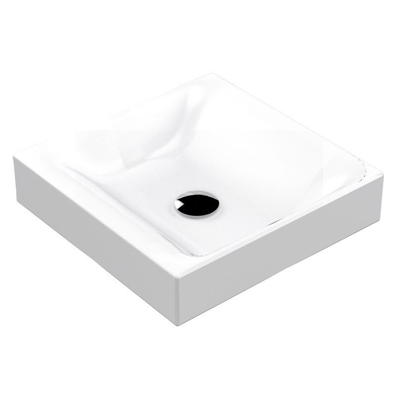 CENTO Counter Top Ceramic Washbasin 45x45cm, blanc