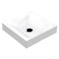 CENTO Counter Top Ceramic Washbasin 45x45cm, blanc