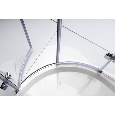 LEGRO Porte sans cadre Quadrant 900x900mm, verre clair