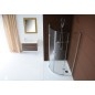 LEGRO Porte sans cadre Quadrant 900x900mm, verre clair LEGRO Porte sans cadre Quadrant 900x900mm, verre clair