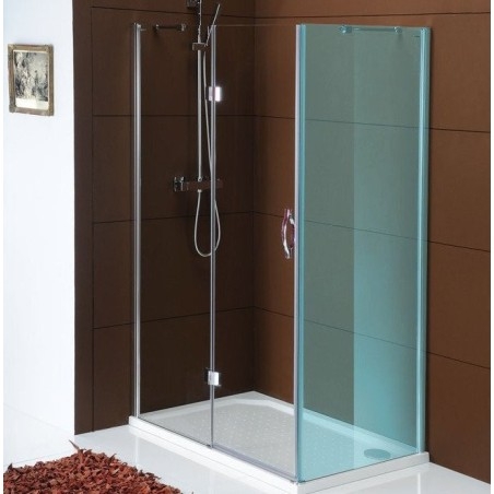LEGRO Porte de douche 900mm, verre clair