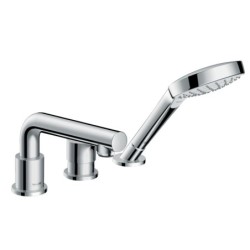 Hansgrohe Talis S - Mitigeur pour le bord de baignoire, installation à 3 trous, chrome 72417000
