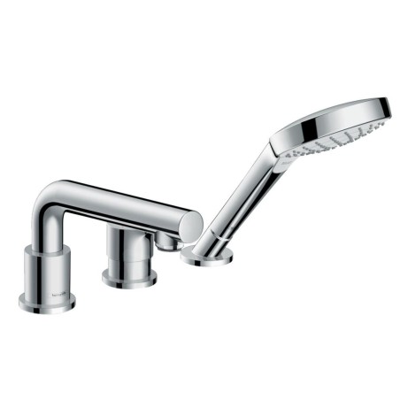 Hansgrohe Talis S - Mitigeur pour le bord de baignoire, installation à 3 trous, chrome 72417000