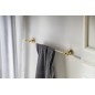 PERLA Porte serviette 645x78mm, or
