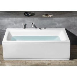 KVADRA Bain rectangulaire 180x80x47cm, Blanc