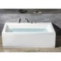 KVADRA Bain rectangulaire 180x80x47cm, Blanc KVADRA Bain rectangulaire 180x80x47cm, Blanc