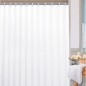 UNI Rideau de douche 120x200cm, vinyle/blanc