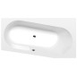 ASTRA WR Bain asymétrique 165x90x48cm, Blanc ASTRA WR Bain asymétrique 165x90x48cm, Blanc