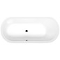 ASTRA O Bain ovale 165x75x48cm, Blanc ASTRA O Bain ovale 165x75x48cm, Blanc