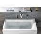 CLEO Bain rectangulaire 150x75x48cm, Blanc CLEO Bain rectangulaire 150x75x48cm, Blanc