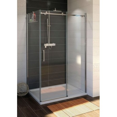 DRAGON Porte douche 1200mm, verre clair