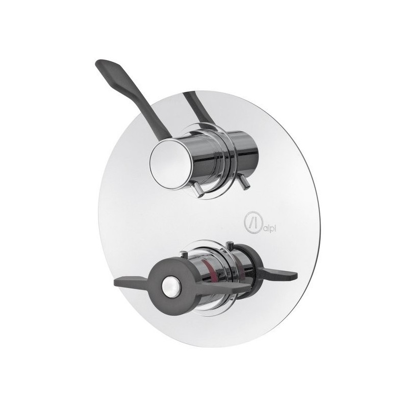 LEA Robinet de douche thermostatique, levier médical, chrome