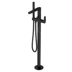 Cersanit Inverto - Mitigeur de baignoire pour montage au sol, avec corps d´encastrement, noir S951-283