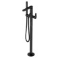 Cersanit Inverto - Mitigeur de baignoire pour montage au sol, avec corps d´encastrement, noir S951-283