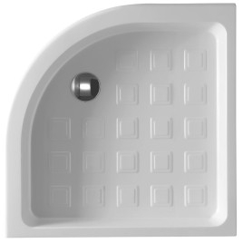 RETRO Quadrant Ceramic Shower Tray90x90x20cm, R550, blanc