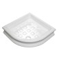 RETRO Quadrant Ceramic Shower Tray90x90x20cm, R550, blanc