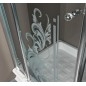 RETRO Quadrant Ceramic Shower Tray90x90x20cm, R550, blanc