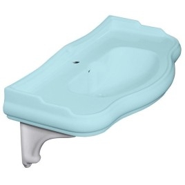 RETRO Lavabo en céramique Soutien Bracket pour 105001, blanc
