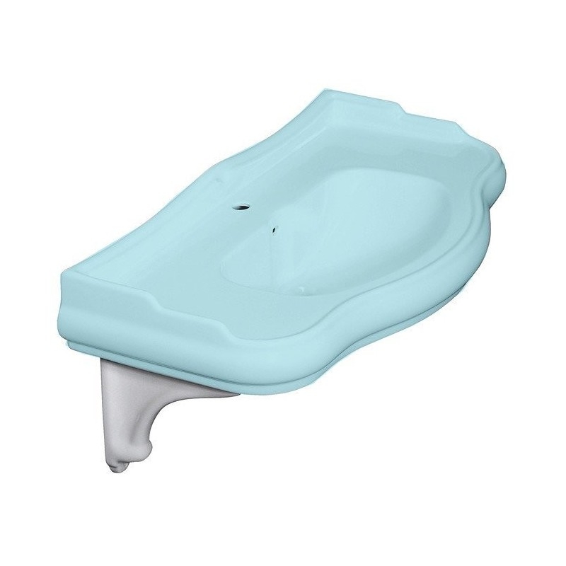 RETRO Lavabo en céramique Soutien Bracket pour 105001, blanc