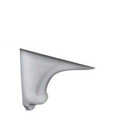 RETRO Lavabo en céramique Soutien Bracket pour 105001, blanc
